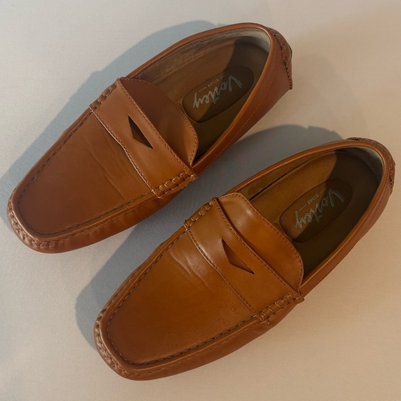 VOSTEY Men’s Brown Slip On Loafers Like New Size 8 or Women’s Size 9/9.5 - Picture 10 of 11